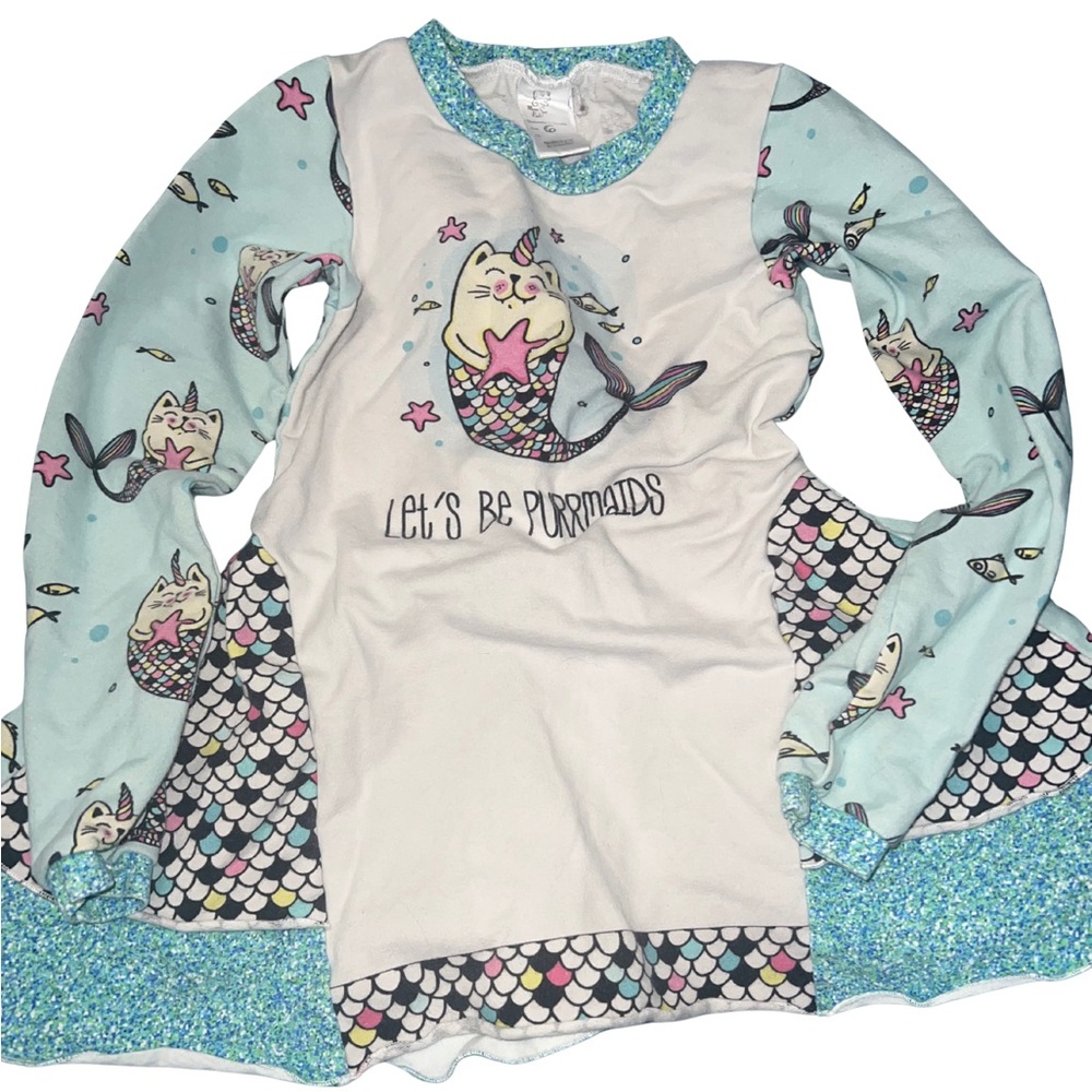 6T  MerCat Print Dress